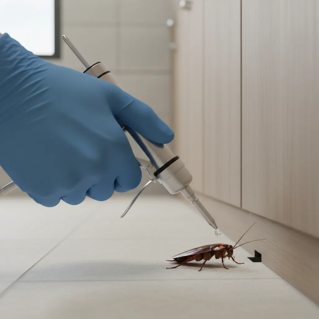 american cockroach treatment square