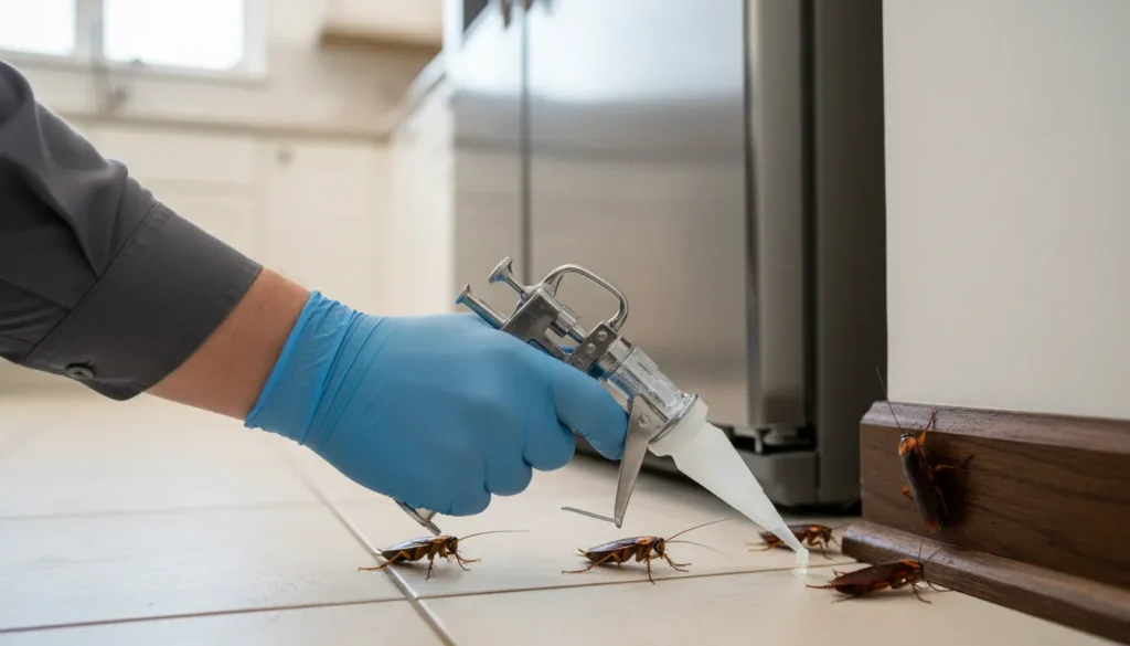 american cockroach treatment wide