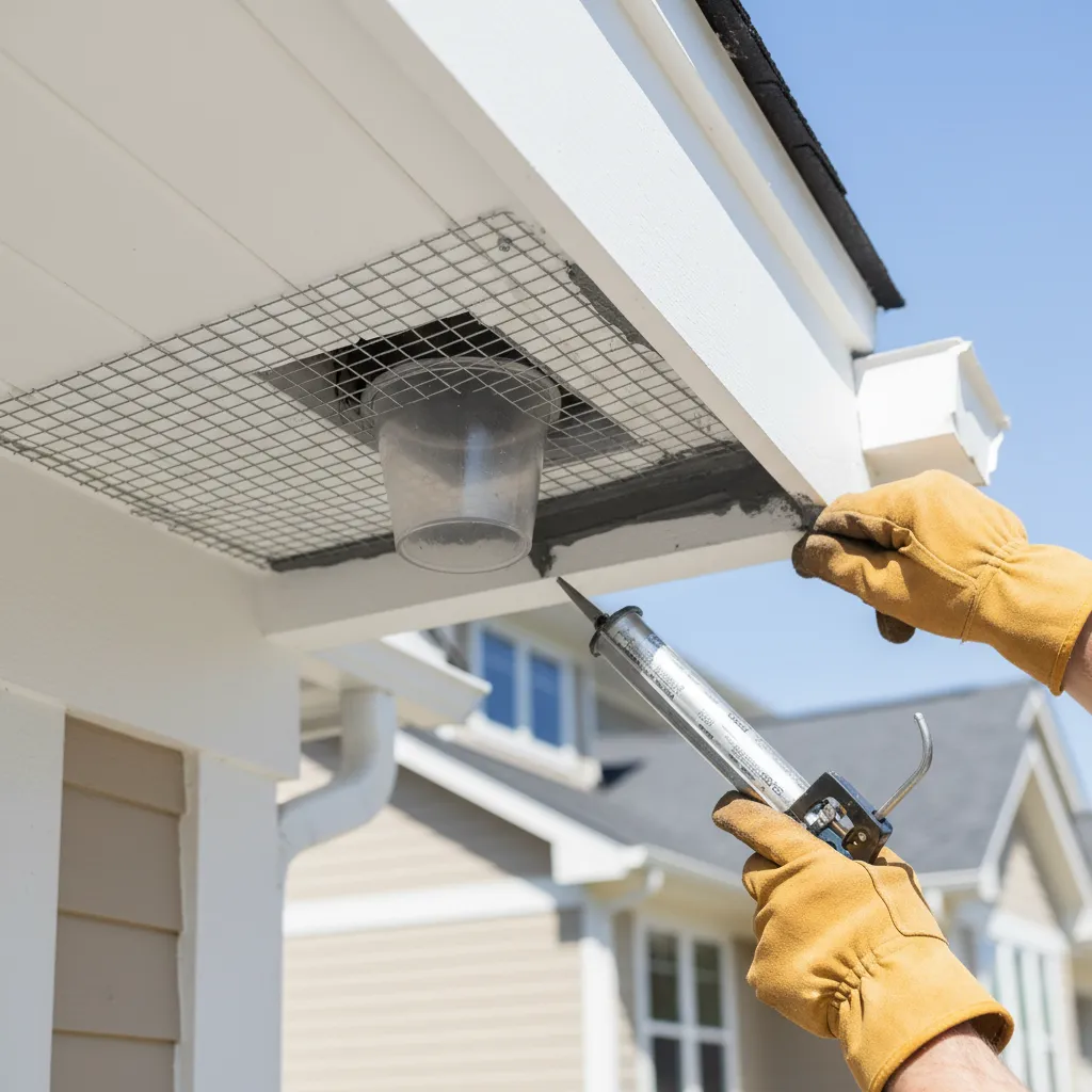 bat removal exclusion square