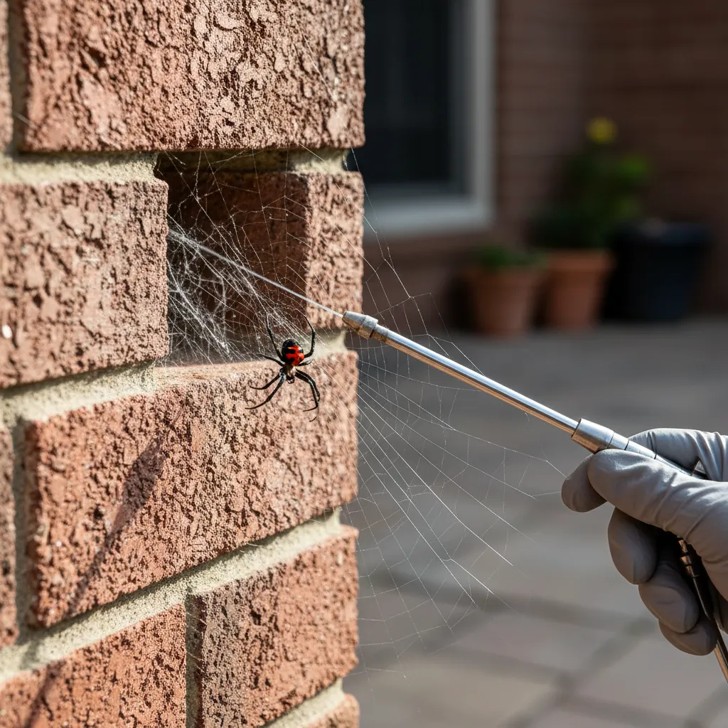 black widow spider treatment square