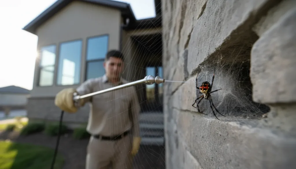 black widow spider treatment wide