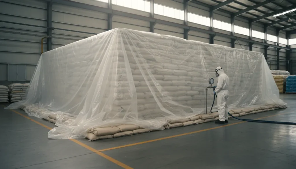 commodity storage fumigation wide