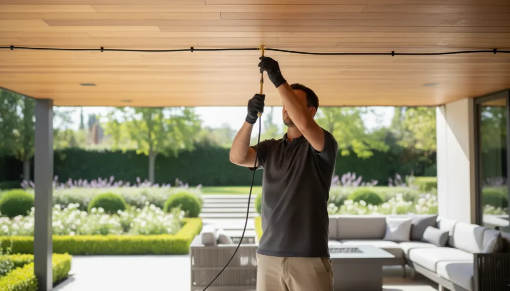 mosquito misting system installation wide