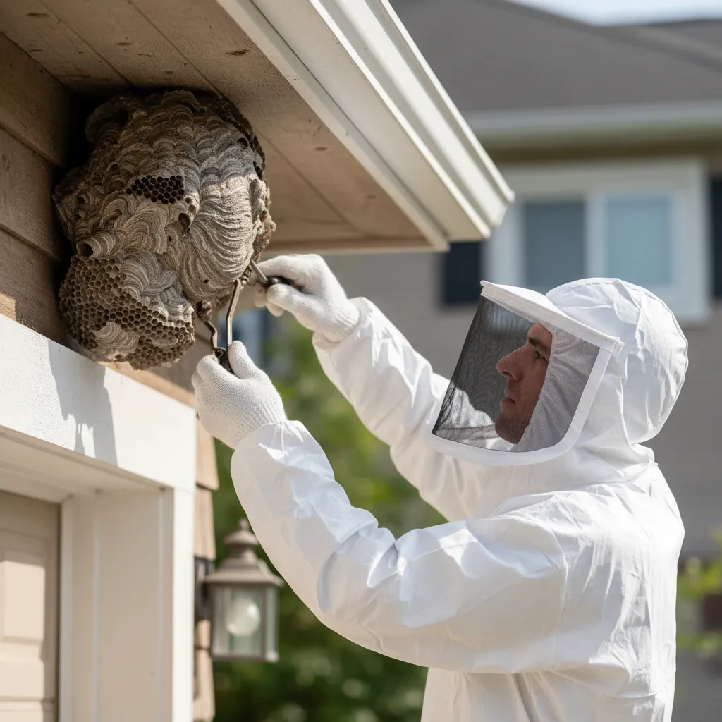 wasp nest removal square